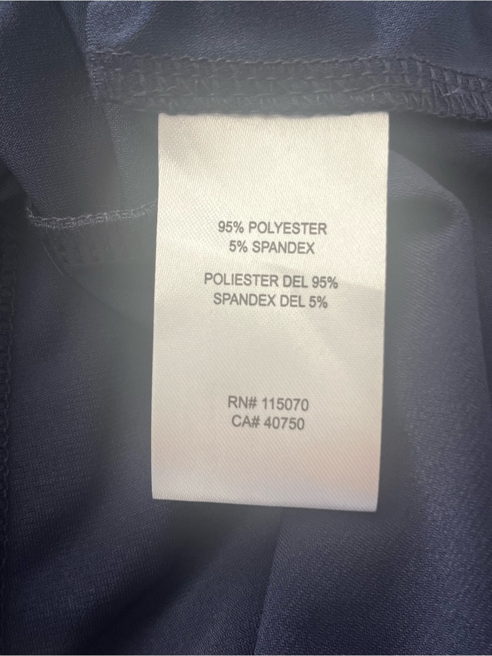 NWT Nina Leonard Women's Navy Long Sleeve Midi Dress with Gold Accent Size Large - Picture 9 of 9
